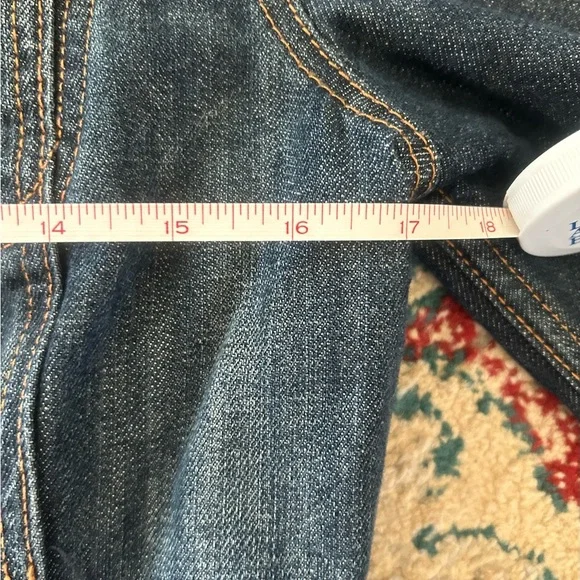 Dark Blue Denim Jacket Lucky Brand - Picture 5 of 10